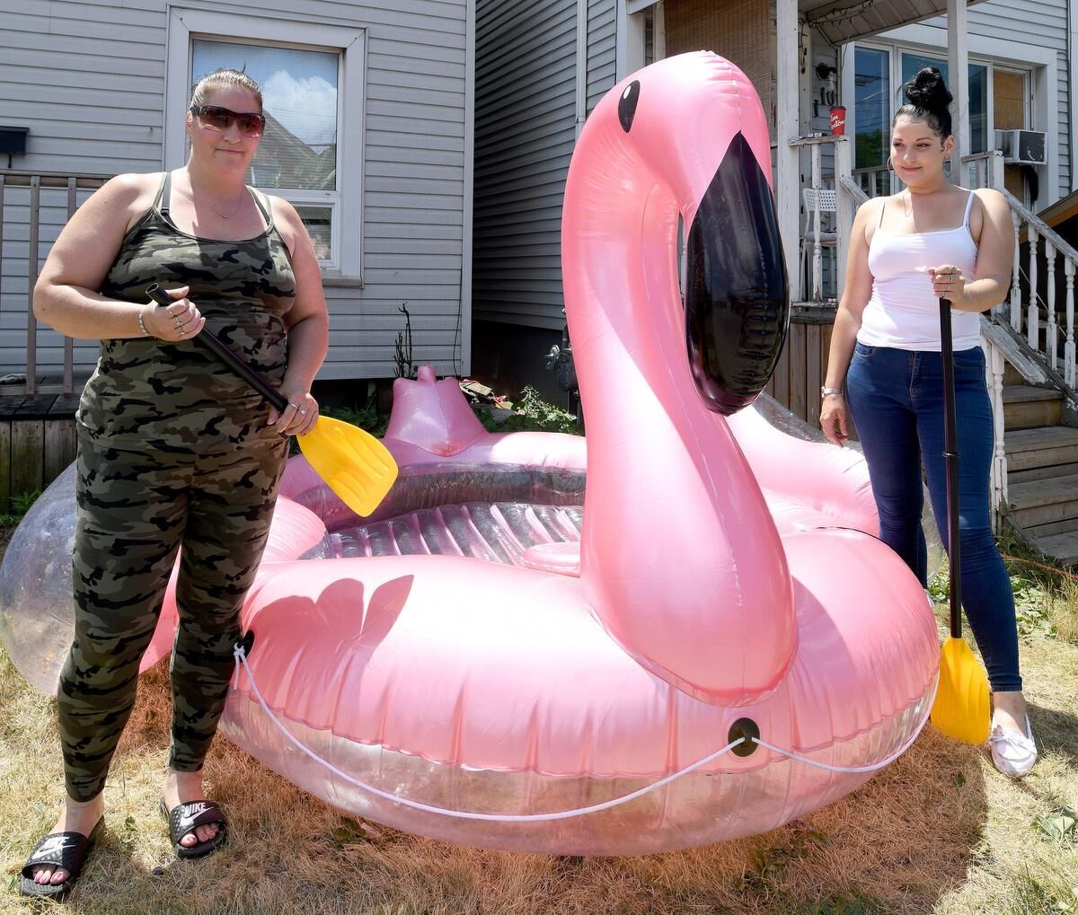 A1Main: Big, pink, fun flamingo